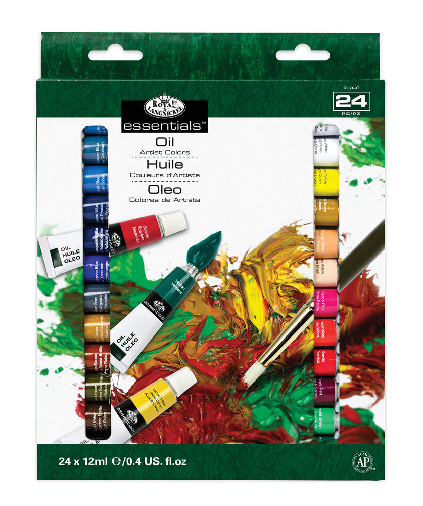 Royal & Langnickel Oil Paints 21ml 24/Pkg-Assorted Colors