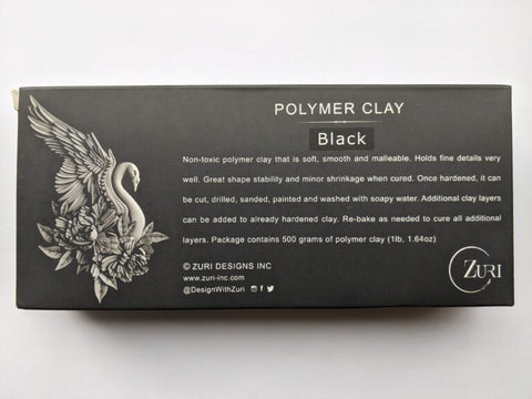 Zuri Designs Inc Polymer Clay – Black