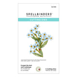 Spellbinders Forget-Me-Not and Ladybugs Etched Dies from the Through the Garden Gate Collection