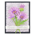 Spellbinders Layered Daisies Etched Dies from the Layered Fleur Bouquet Slimlines Collection