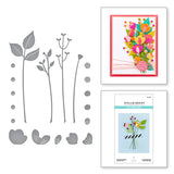 Spellbinders SEALED BOUQUET ETCHED DIES FROM THE FLORAL REFLECTION COLLECTION