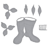 Spellbinders Dies Oriental Lily and Wellies from Garden Club