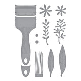 Spellbinders Painted Blooms Etched Dies from the Paint Your World Collection