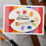 Spellbinders Painter's Palette Etched Dies from the Paint Your World Collection