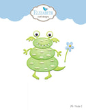 Elizabeth Craft Designs - Monster Party Collection - Dies - Monster 2