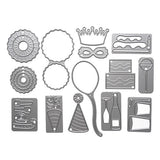 Elizabeth Craft Designs - Monster Party Collection - Dies - Party Time