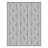 Spellbinders Cable Knit Stencil from the Tinsel Time Collection