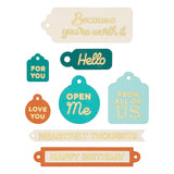 Spellbinders Let's Celebrate Sentiments Clear Stamp Set from the Celebrate You Collection