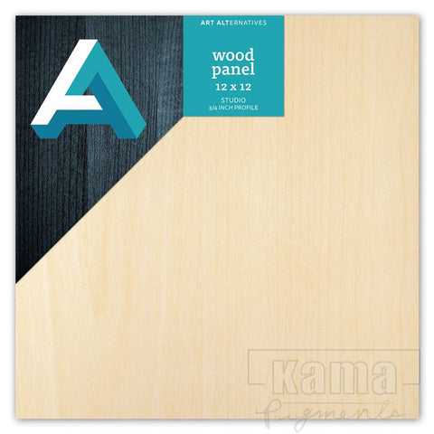Art Alternatives Wood Panels - Cradled, Studio Panels 3/4" Profile, 4" x 12"