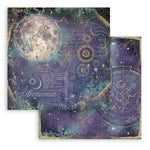 S25 Stamperia Scrapbooking Small Pad 10 sheets cm 20,3X20,3 (8"X8") - Cosmos Infinity