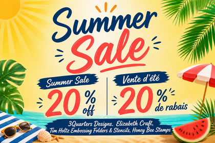 Summer Sale / Vente d'été - 20 % off / 20 % de rabais