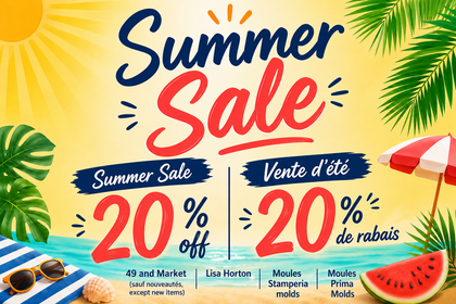 Summer Sale / Vente d'été - 20 % off / 20 % de rabais