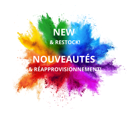 New & Restock! Nouveautés & Réapprovisionnement!