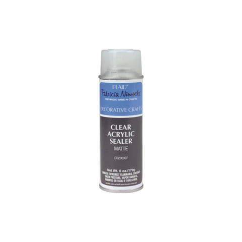 Plaid Clear Acrylic Sealer Aerosol Spray 6oz Matte