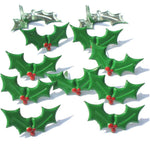 Eyelet Outlet Shape Brads 12/Pkg Holly