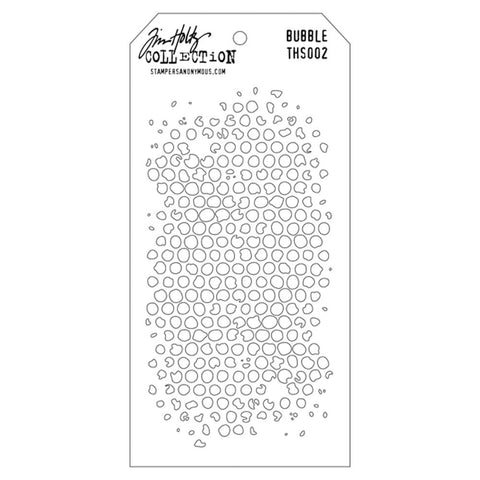 Tim Holtz Layered Stencil 4.125"X8.5" Bubble