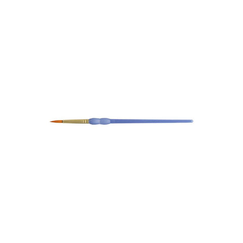 Crafter's Choice Gold Taklon Round Brush Size 1
