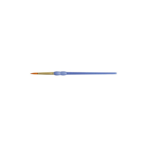 Crafter's Choice Gold Taklon Round Brush Size Size 3