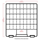 ArtBin Super Satchel Slim 8-28 Compartments 15.25"X14"X2" Translucent