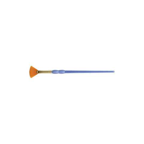 Crafter's Choice Gold Taklon Fan Brush Size 2