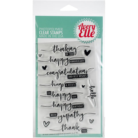 Avery Elle - Clear Stamp Set 4"X6"