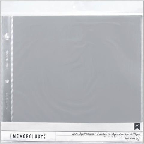 American Crafts Page Protectors Top-Loading 12"X12" 10/Pkg