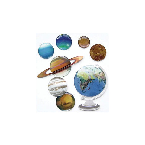 Jolee's Boutique Dimensional Stickers Globe & Planets