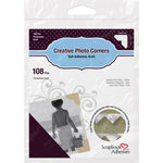 Paper Photo Corners Self-Adhesive 108/Pk Kraft