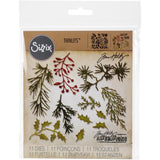 Sizzix Thinlits Dies By Tim Holtz 11/Pkg Mini Holiday Greens