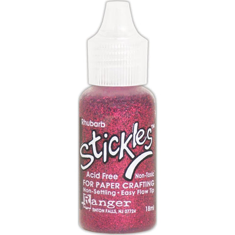 Ranger Stickles Glitter Glue .5oz Rhubarb