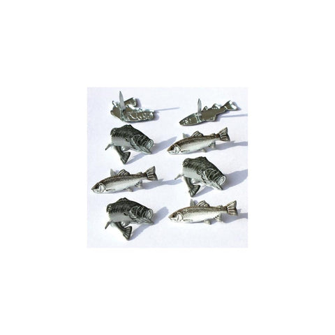 Eyelet Outlet Shape Brads 12/Pkg Trout