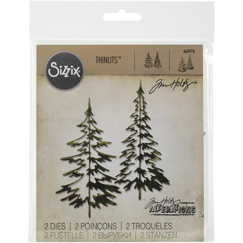 Sizzix - Thinlits Dies By Tim Holtz 2/Pkg Woodlands