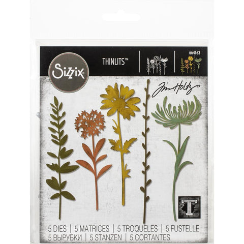 Sizzix - Thinlits Dies By Tim Holtz Wildflower Stems #1