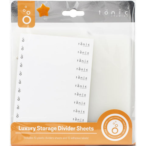 Tonic Luxury Storage Divider Sheets 10 Dividers With 12 Labels