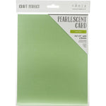 Craft Perfect Pearlescent Cardstock 8.5"X11" 5/Pkg Fresh Mint