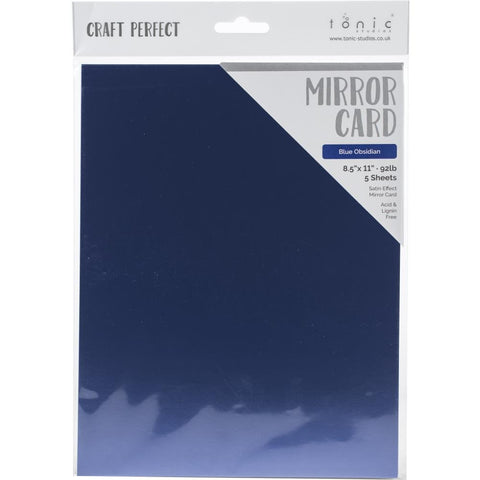 Craft Perfect Satin Mirror Cardstock 8.5"X11" 5/Pkg