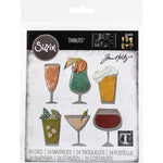 Sizzix Thinlits Dies By Tim Holtz Happy Hour