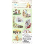 EK Disney  Flat Stickers 2/Sheets Classic Pooh Scenes