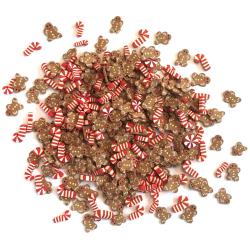 Buttons Galore Sprinkletz Embellishments 12g Santa's Treats