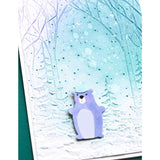 Memory Box 3D Embossing Folder 4.5"x5.75" Snowy Forest