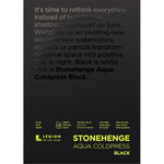 Stonehenge Aqua Coldpress 5x7 Black 140lb