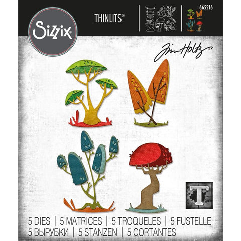 Sizzix Thinlits Dies By Tim Holtz Funky Toadstools