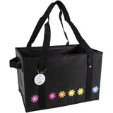 Doodlebug Canvas Foldable Tote 15"X10"X10" Daisies