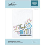 Spellbinders - Embossing Folder Simply Perfect Florets