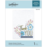 Spellbinders - Embossing Folder Simply Perfect Florets