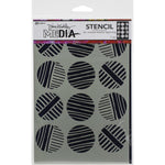 Dina Wakley - Media Stencils 9"X6" Lined Circles