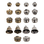Idea-Ology Tiny Metal Bells 18/Pkg Nickel & Copper