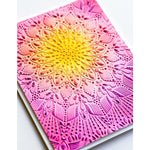 Memory Box 3D Embossing Folder 4.5"x5.75" Stunning Mandala