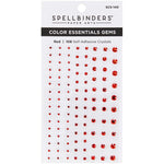 Spellbinders Color Essentials Gems 108/Pkg Red Mix