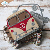 Elizabeth Craft Metal Die & Stamp Kit Retro Bus